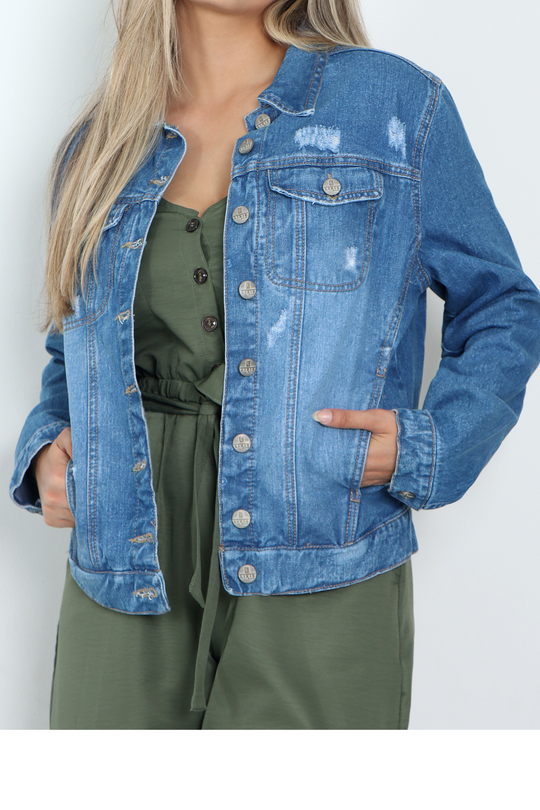 Chaqueta Dama Denim REF 2C3001