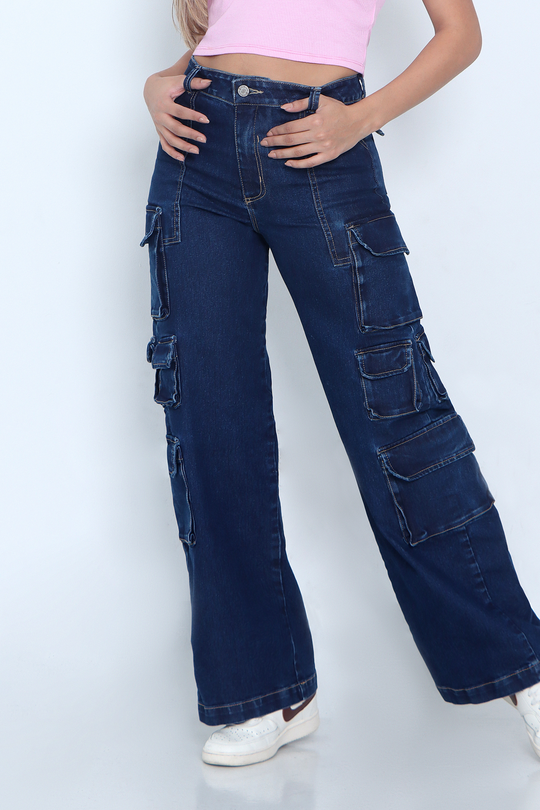 Jean Wide Leg Crgo Dama REF. 213089