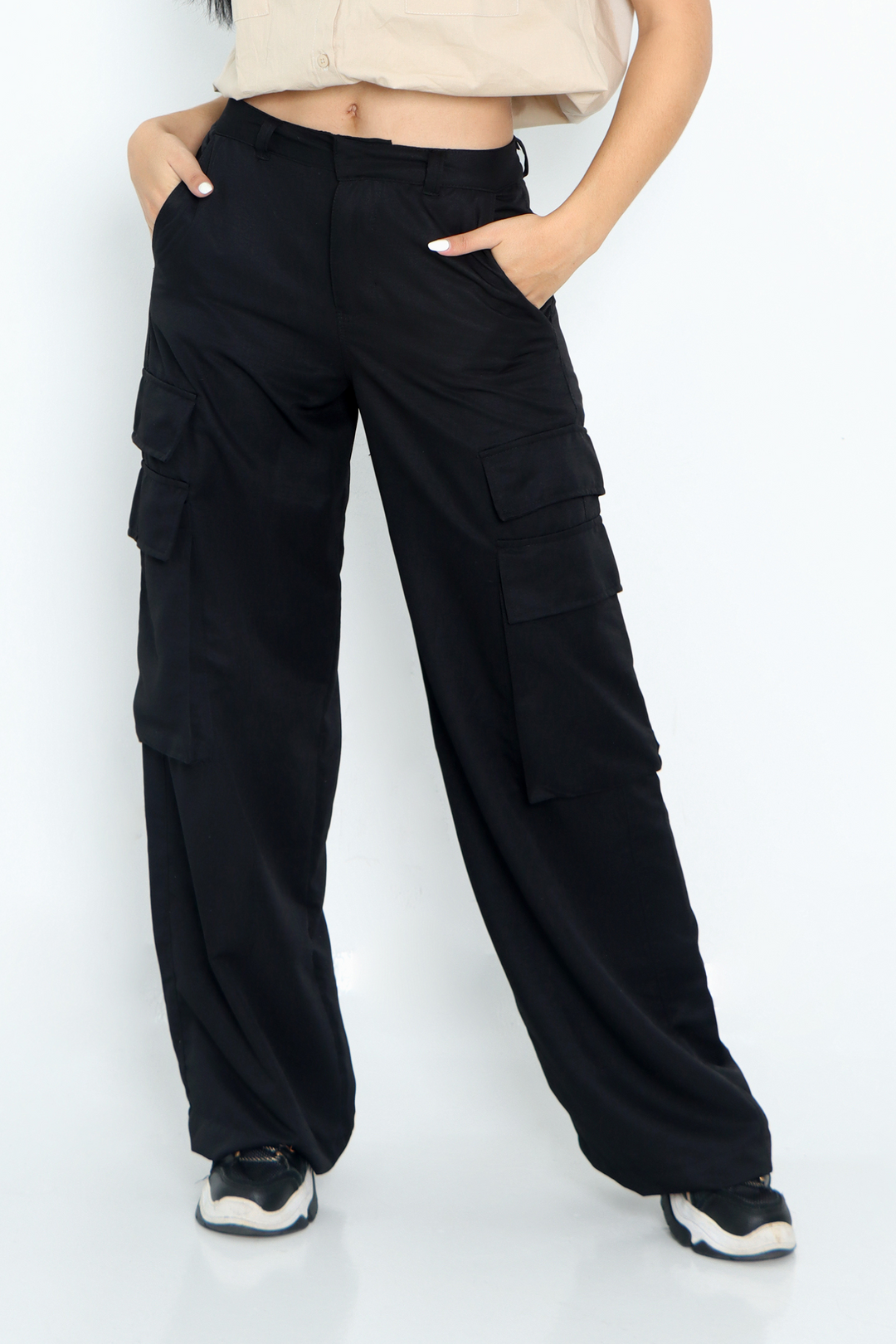 Jean Wide Leg Cargo Dama REF. 213053